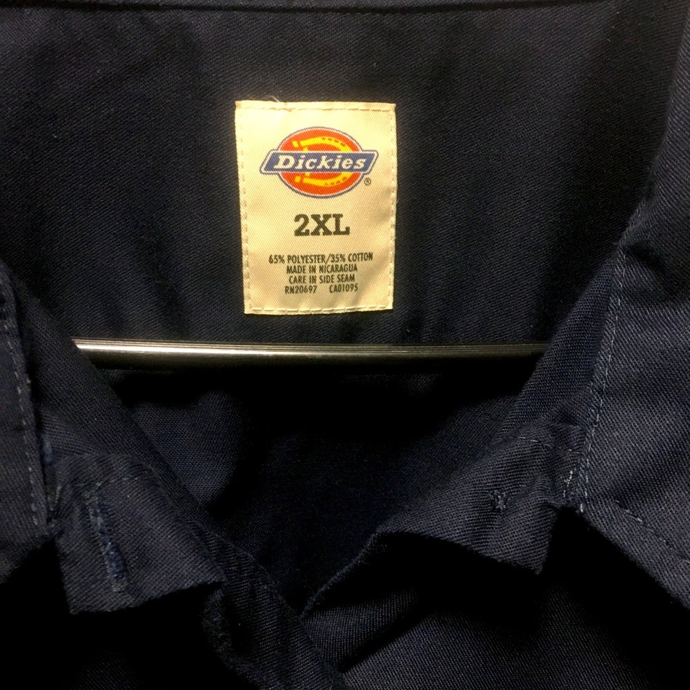 Dickies short sleeve women’s button up shirt